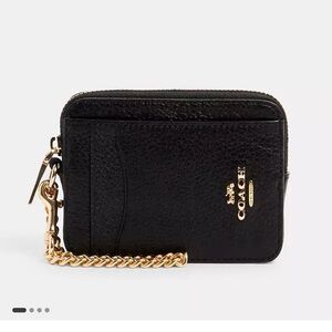Coach Zip Card Case Wallet